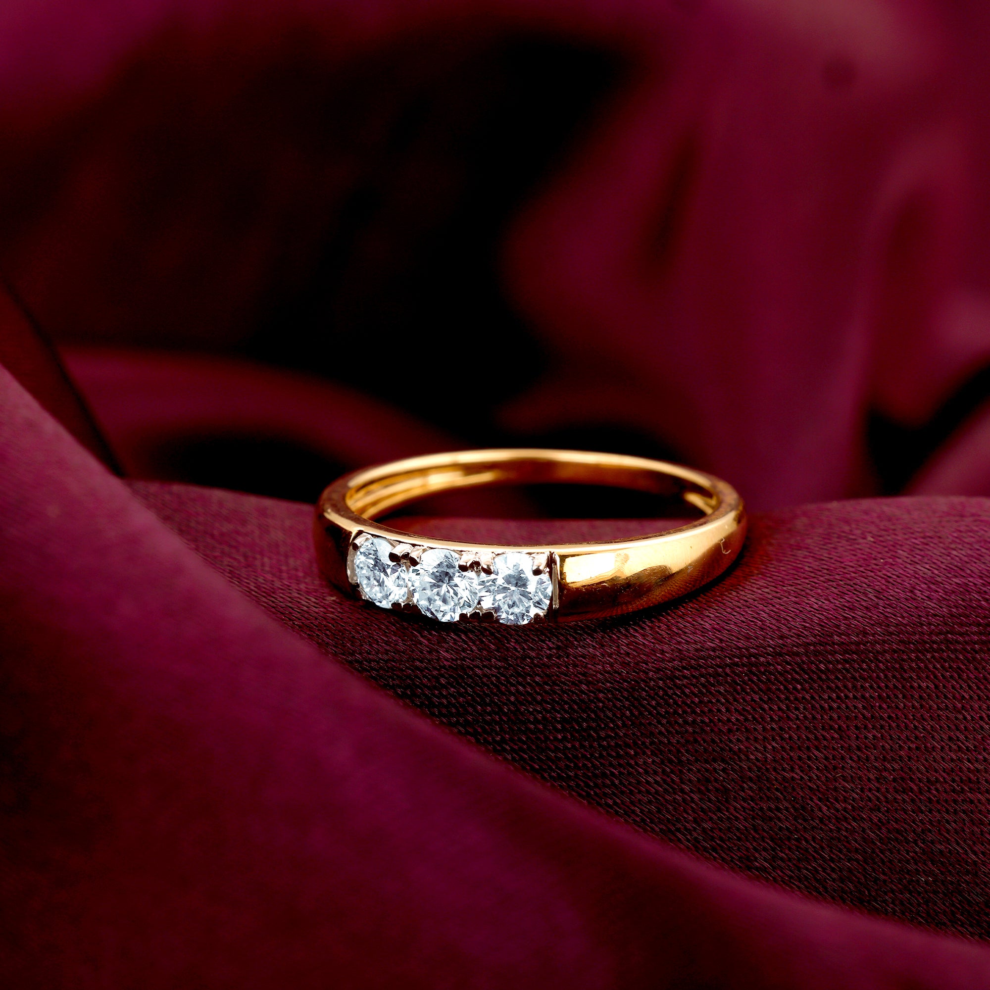 Heart Initial Ring For Women - EFIF Diamonds – EF-IF Diamond Jewellery